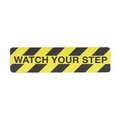 National Marker Co Grit Anti-Slip Tape - Watch Your Step - 6inW AGT39WAT